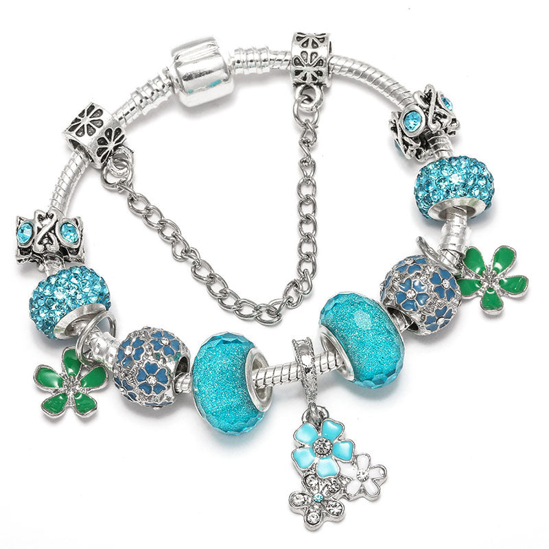 Flower Charm Bracelet