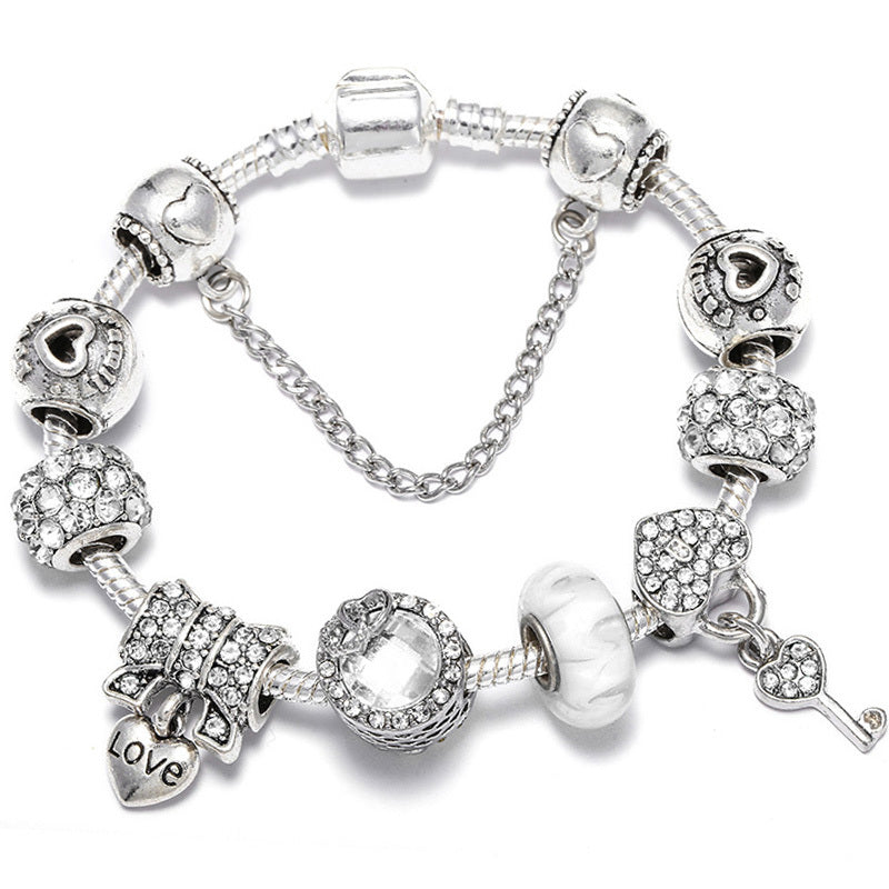 Flower Charm Bracelet