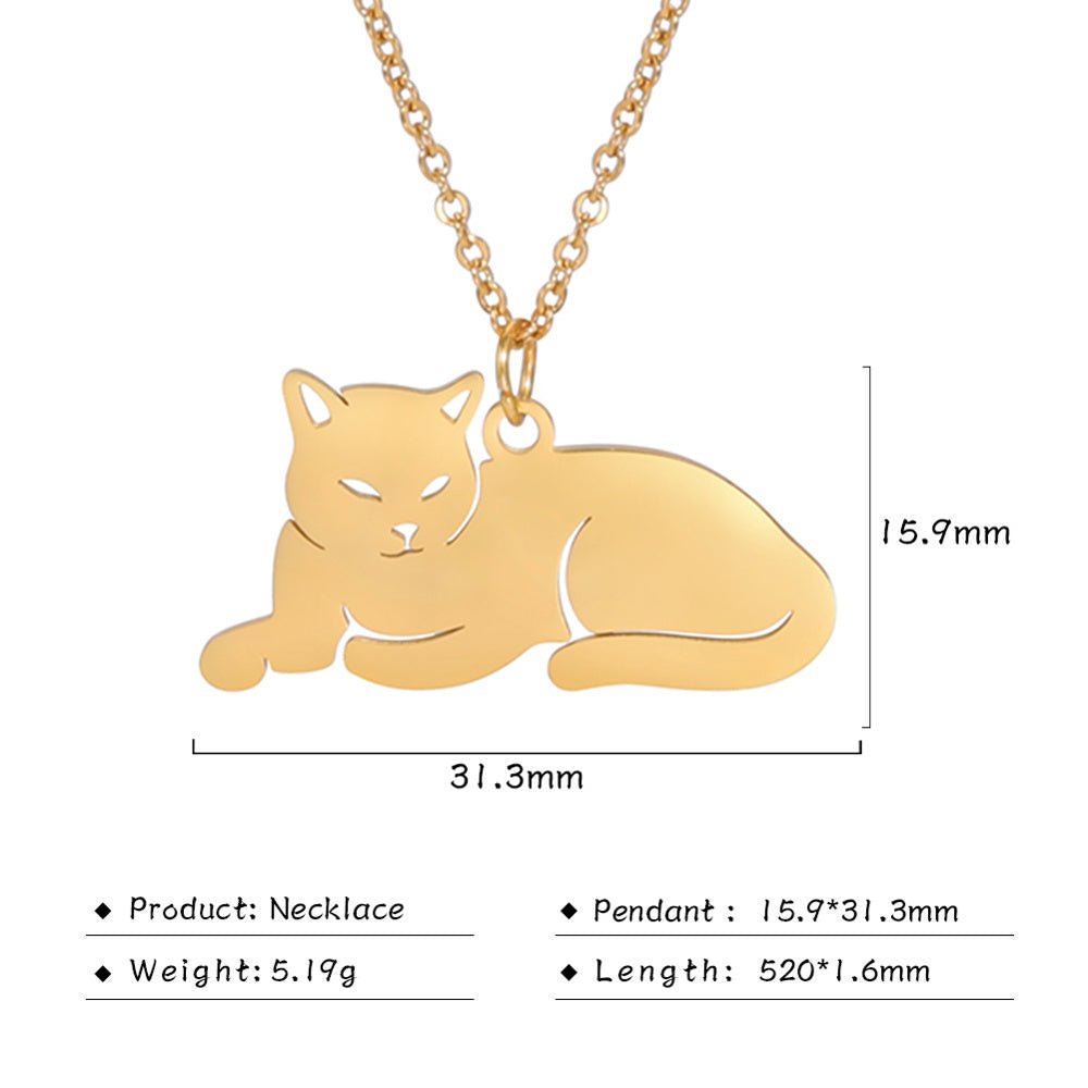Cartoon Cat Necklace