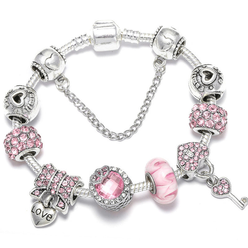 Flower Charm Bracelet