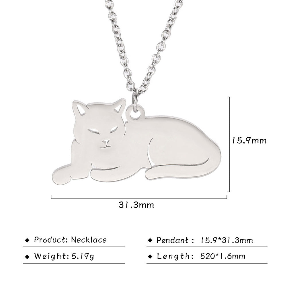 Cartoon Cat Necklace