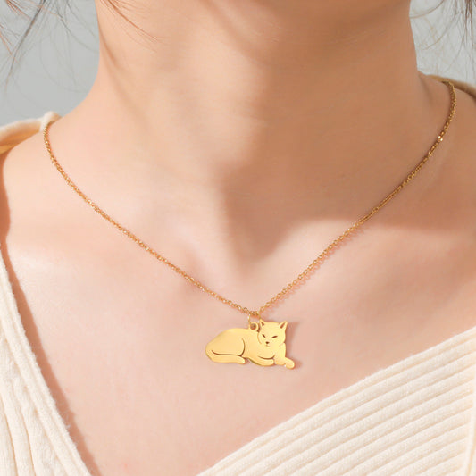 Cartoon Cat Necklace